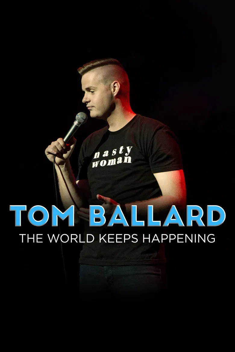 Tom Ballard: The World Keeps Happening poster background