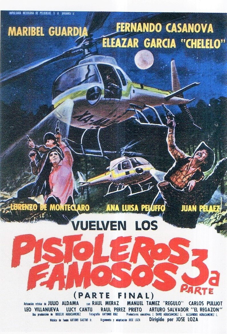 Vuelven los pistoleros famosos III poster background