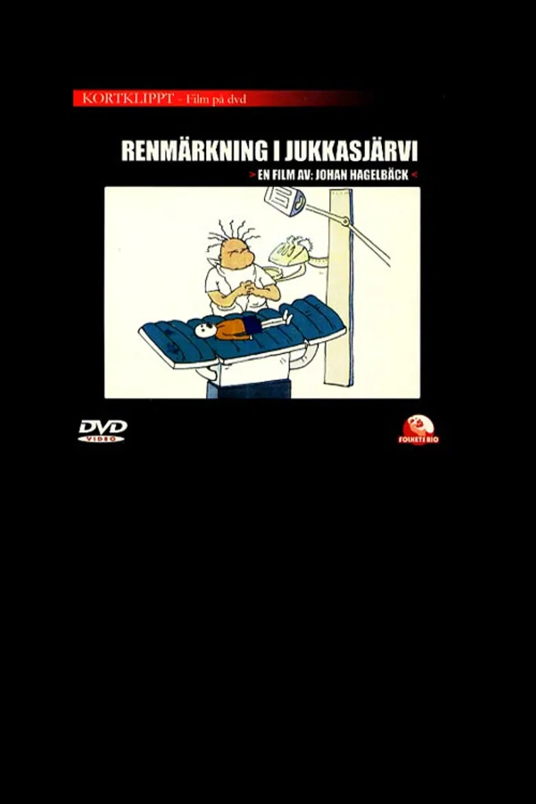 Reindeer-scoring in Jukkasjärvi poster background