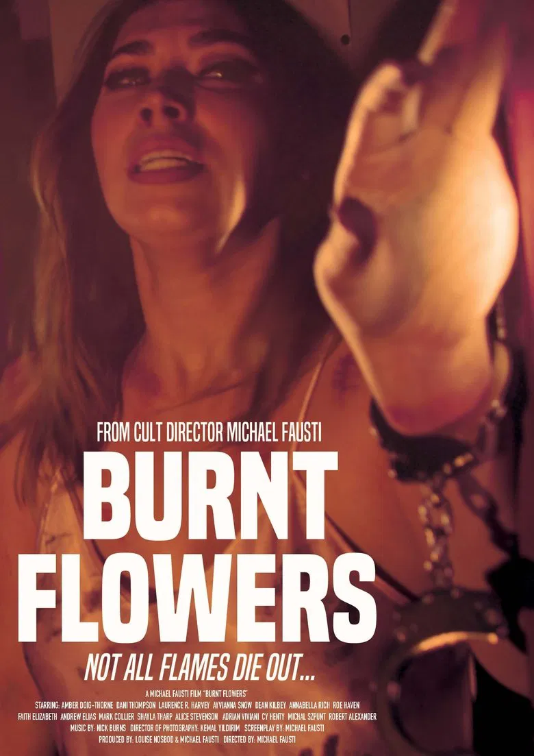 Burnt Flowers poster background