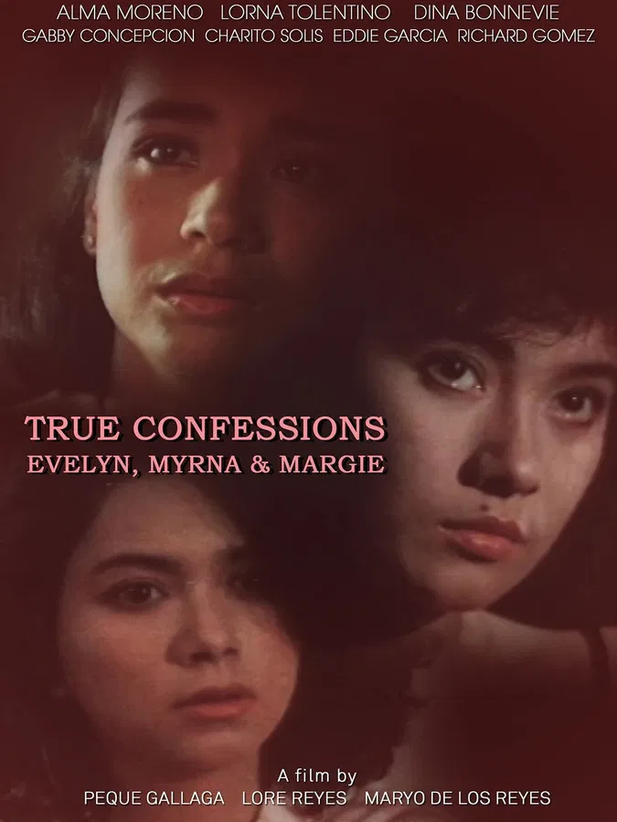 True Confessions: Evelyn, Myrna, & Margie poster background