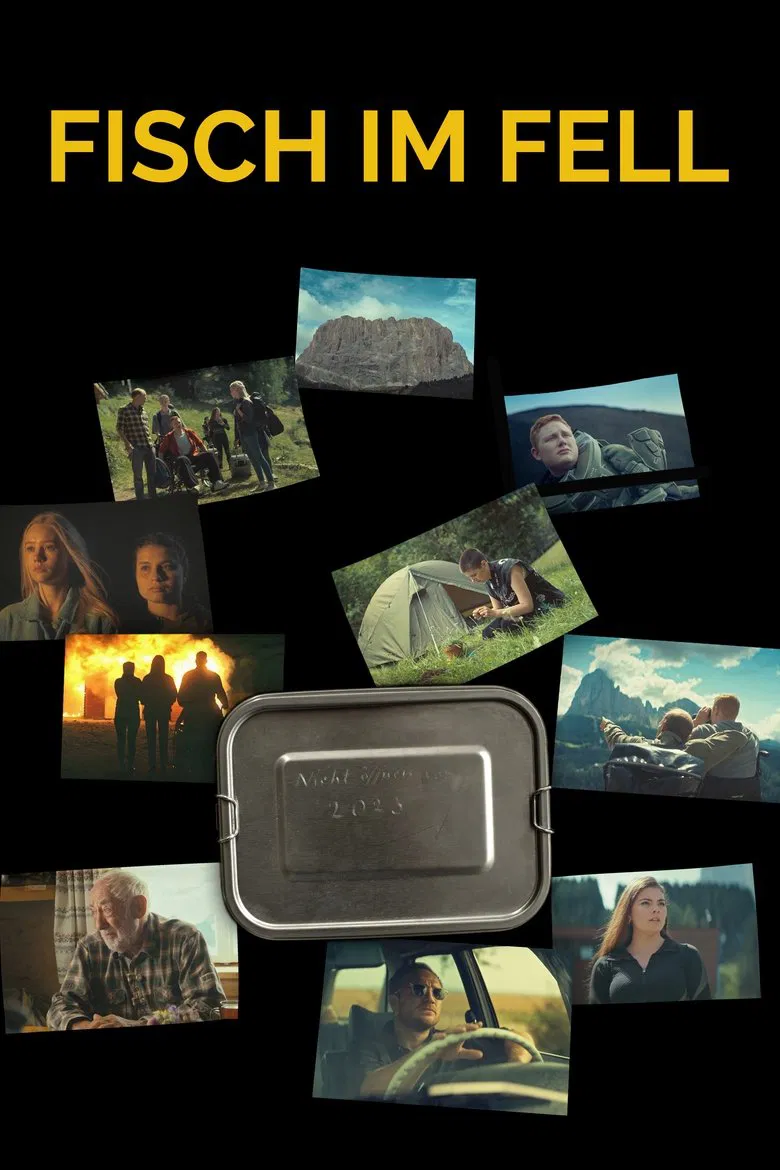 Fisch im Fell poster background