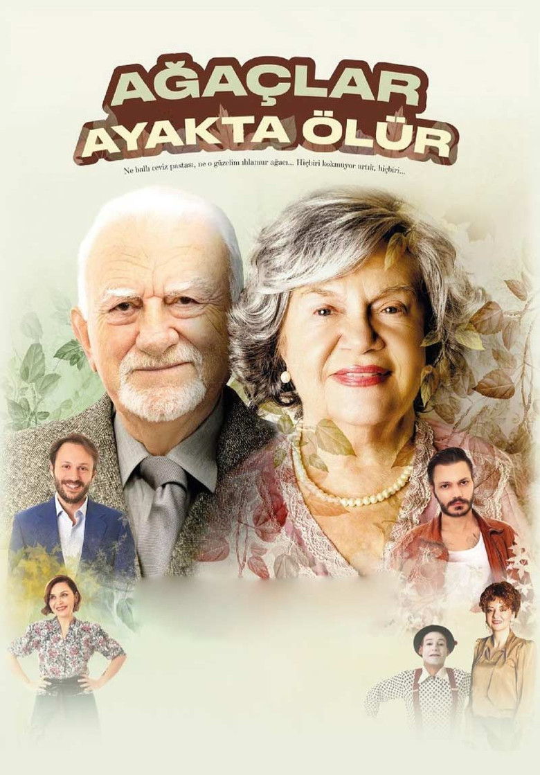 Ağaçlar Ayakta Ölür poster background