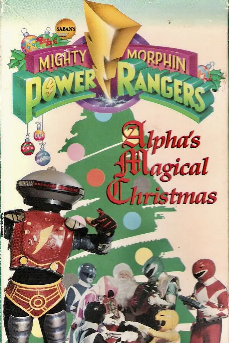 Mighty Morphin Power Rangers: Alpha's Magical Christmas poster background