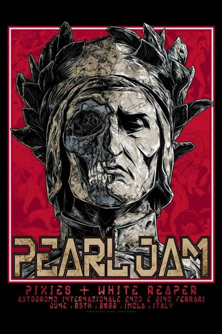 Pearl Jam: Imola 2022 poster background