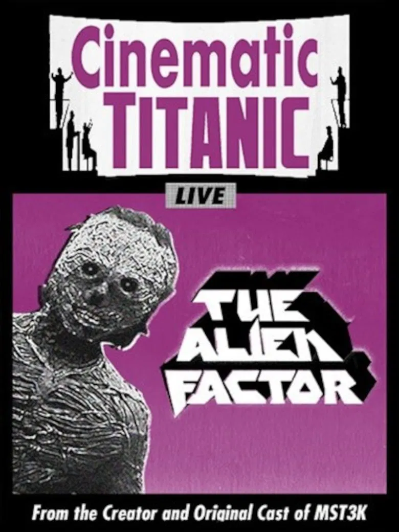 Cinematic Titanic: The Alien Factor poster background