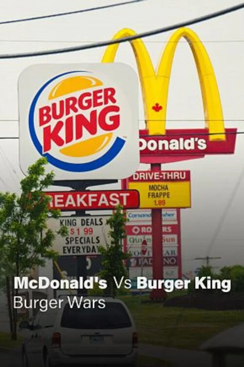 Burger Wars: McDonald's vs Burger King poster background