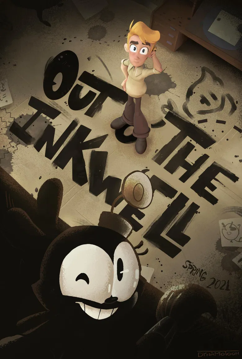 Out O' the Inkwell poster background
