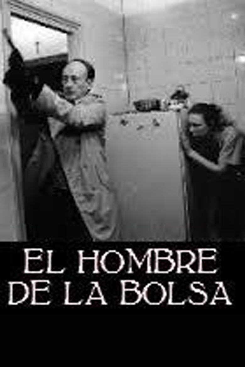 El hombre de la bolsa poster background