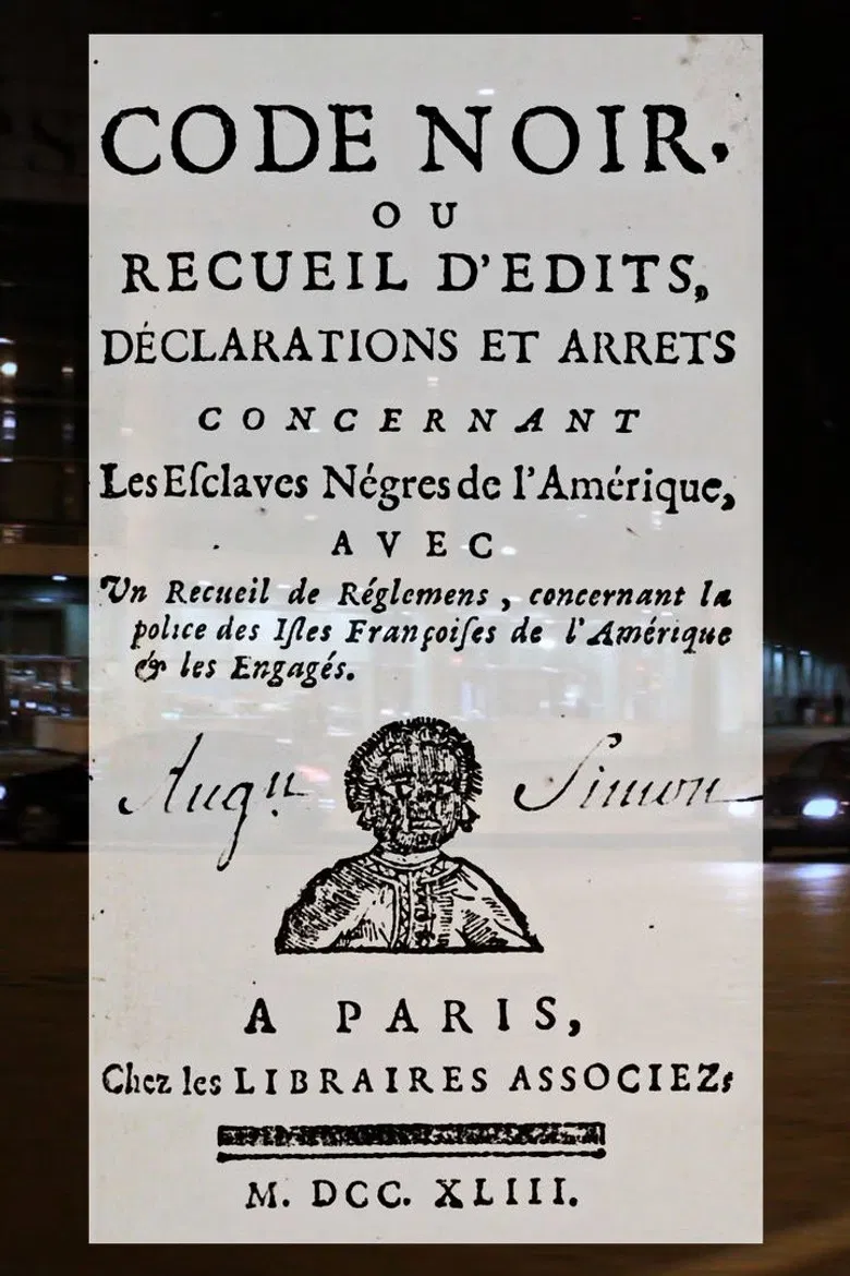 Black Code/Code Noir poster background