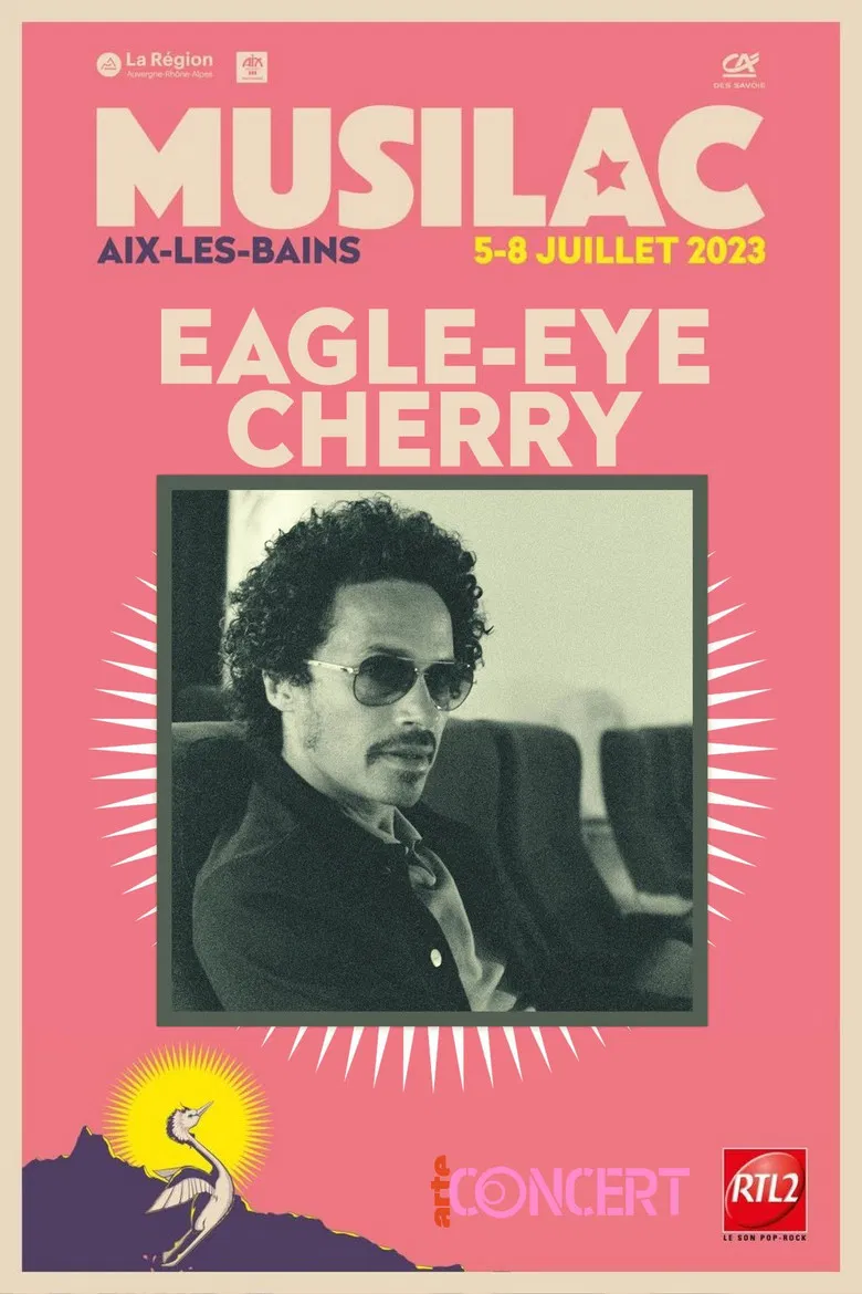 Eagle-Eye Cherry - Musilac 2023 poster background