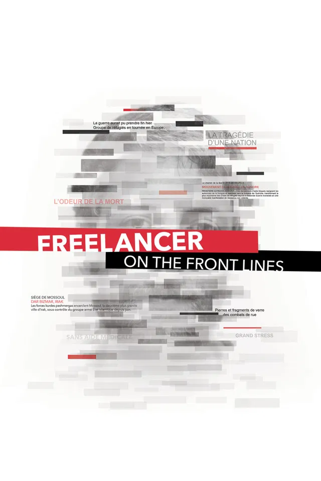 Freelancer on the Front Lines poster background