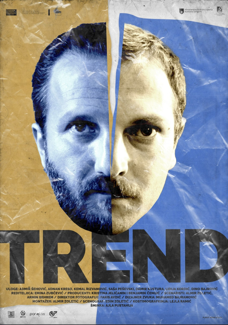 Trend poster background