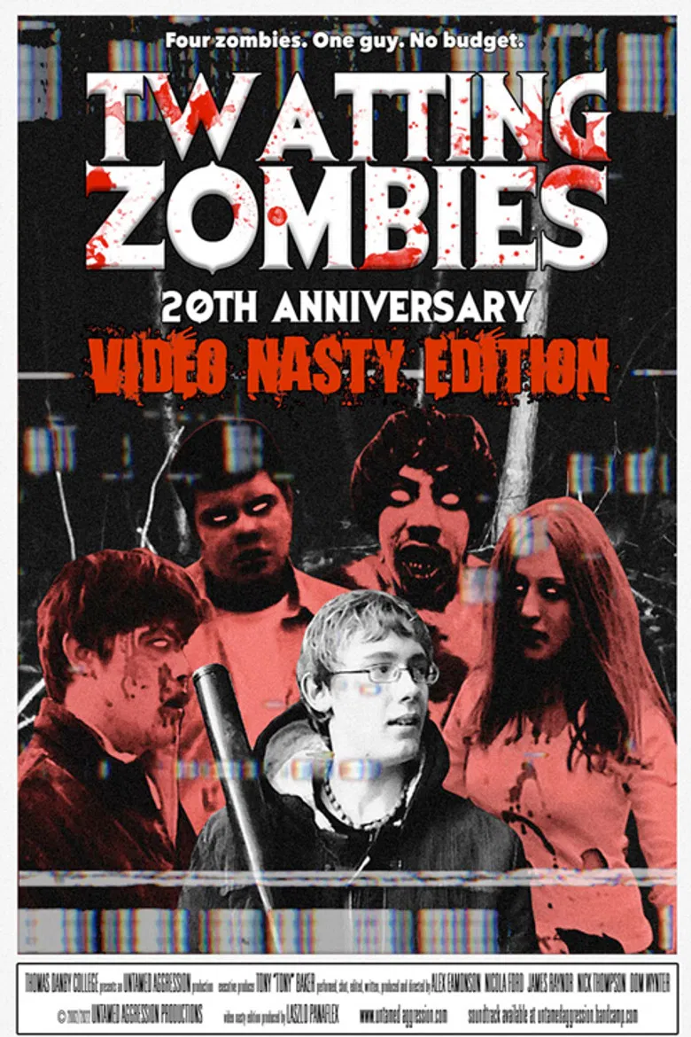 Twatting Zombies poster background