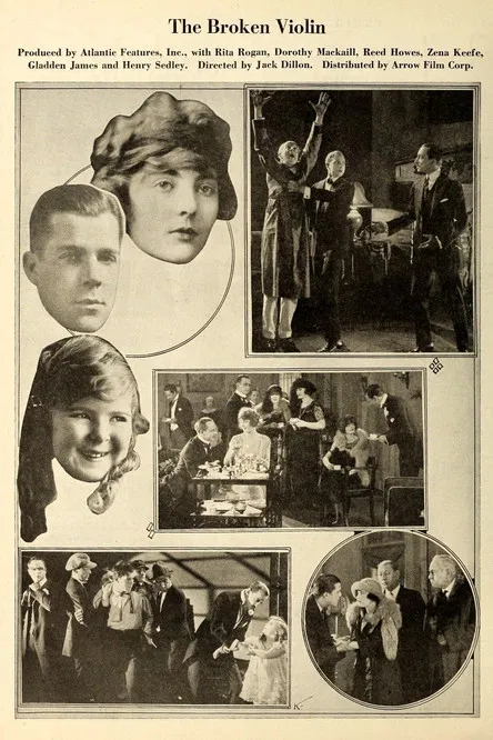 The Broken Violin poster background