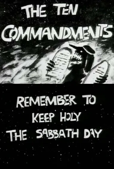 The Ten Commandments Number 3: Remember to Keep Holy the Sabbath Day poster background
