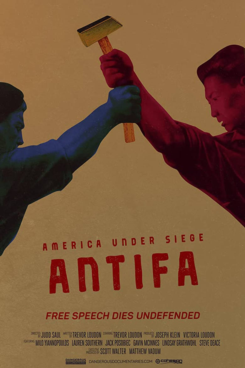 America Under Siege: Antifa poster background