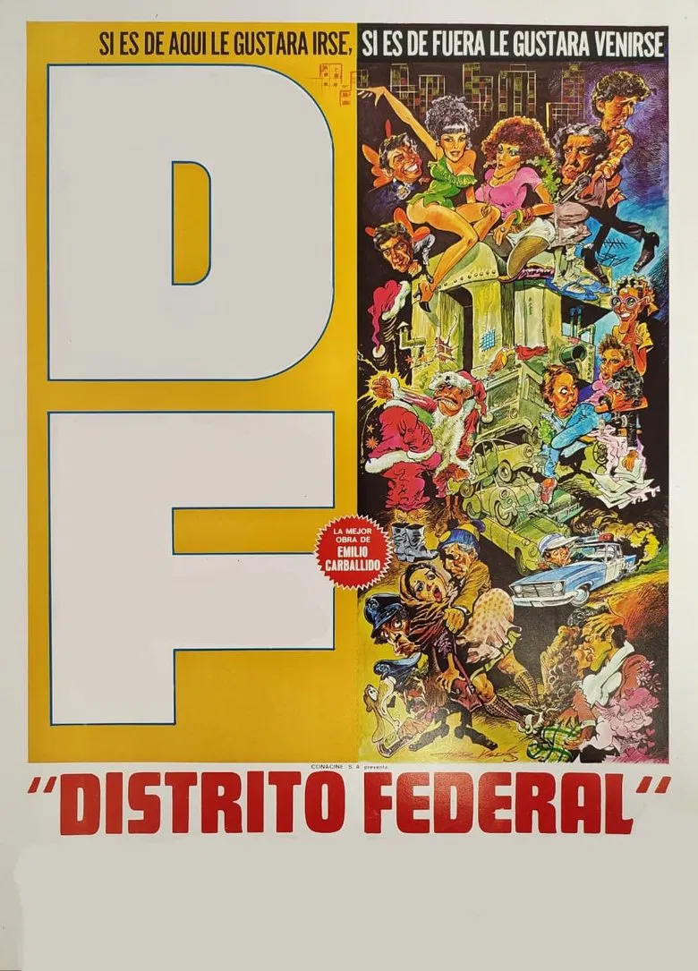 D.F./Distrito Federal poster background