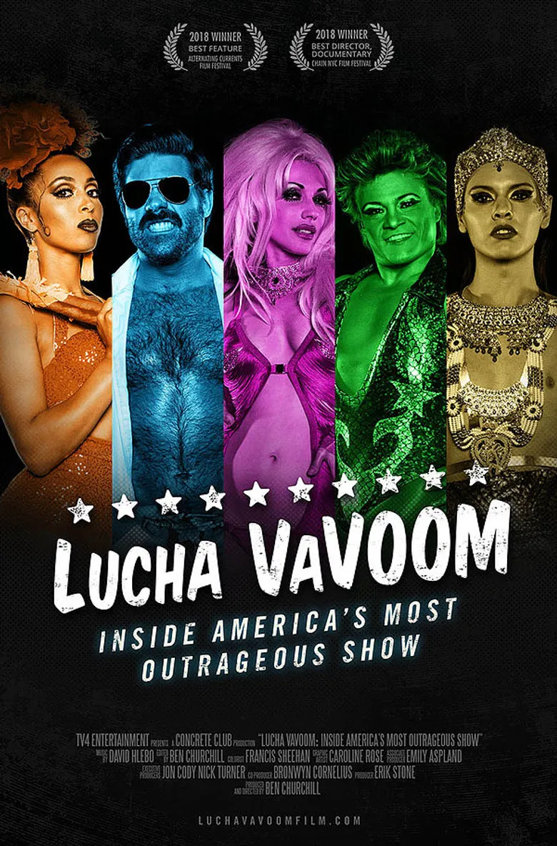 Lucha VaVoom: Inside America’s Most Outrageous Show poster background