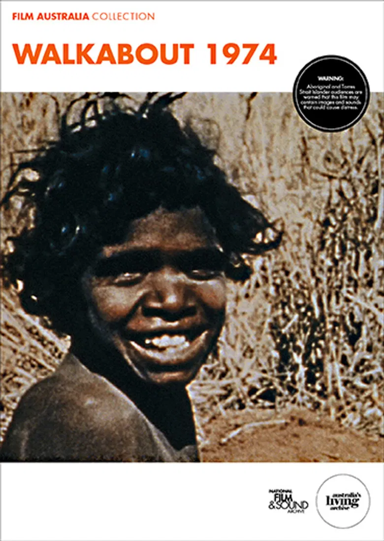 Walkabout 1974 poster background
