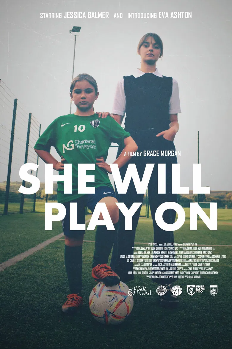 She Will Play On poster background