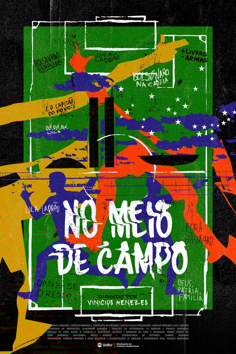 No Meio de Campo poster background