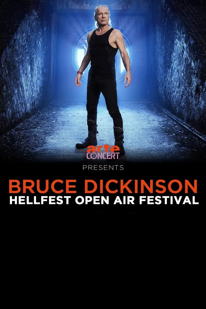 Bruce Dickinson - Hellfest 2024 poster background