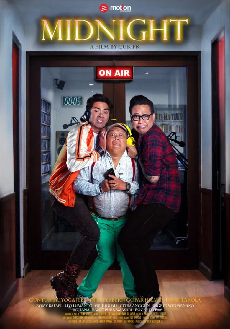 Midnight poster background