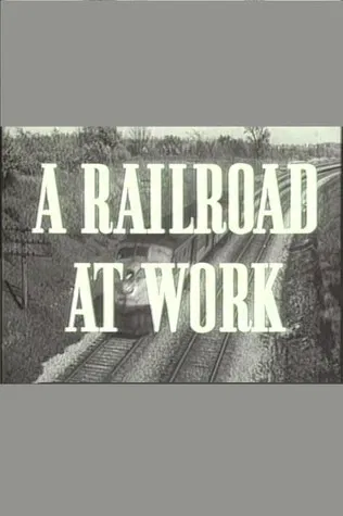 A Railroad at Work poster background