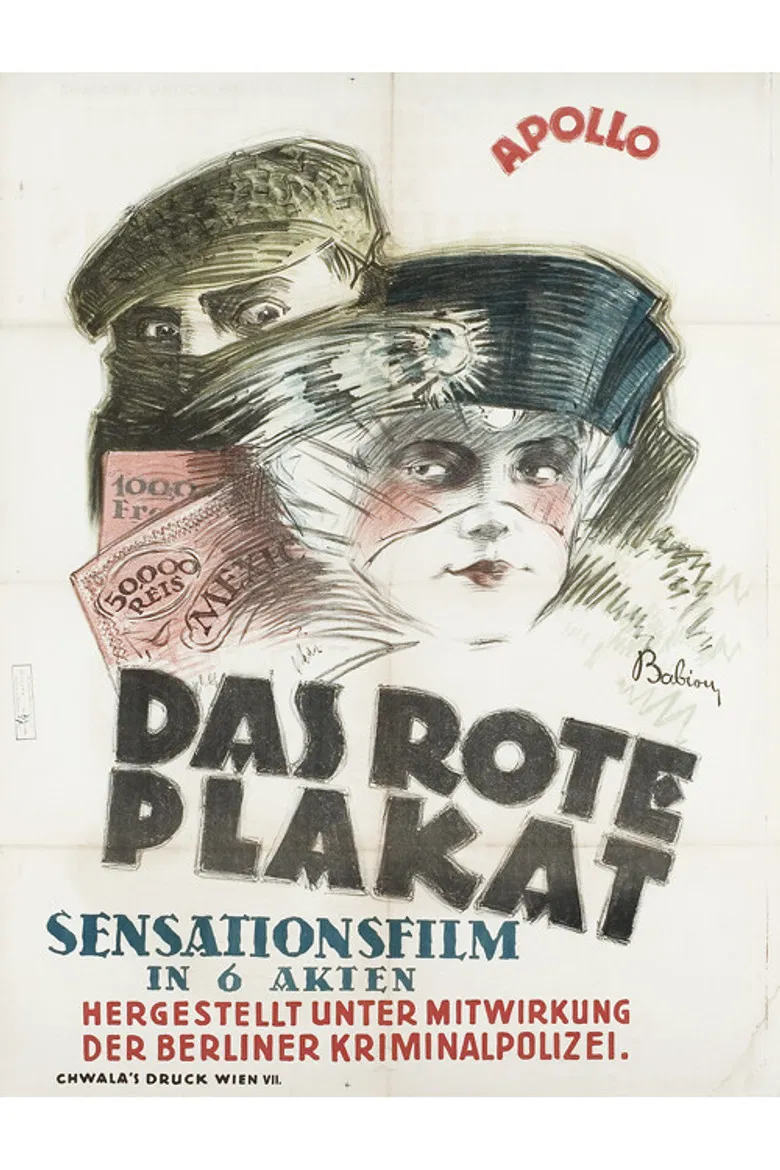 Das rote Plakat poster background