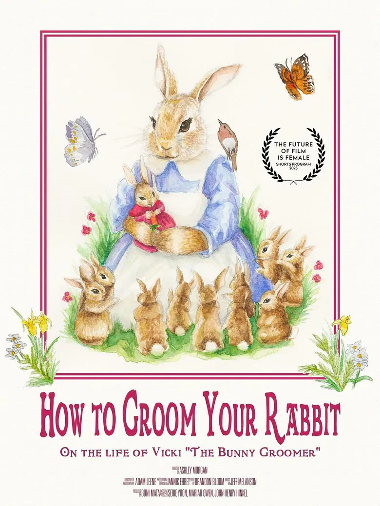 How to Groom Your Rabbit poster background