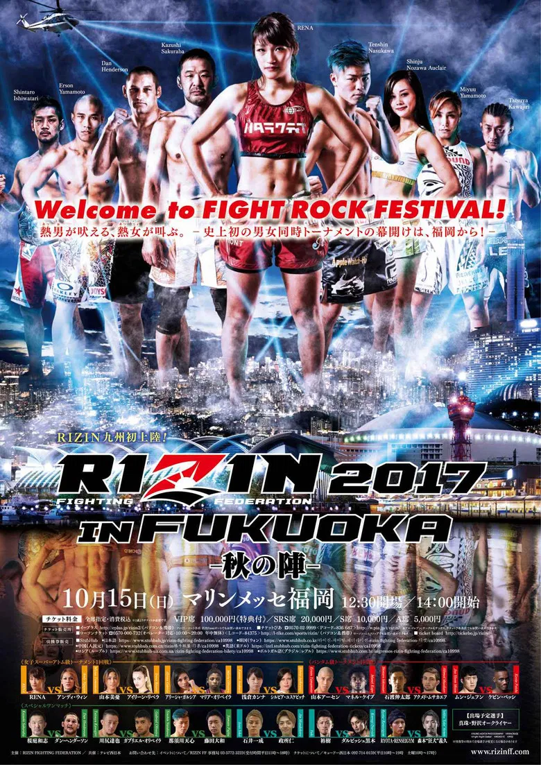 RIZIN 7 poster background