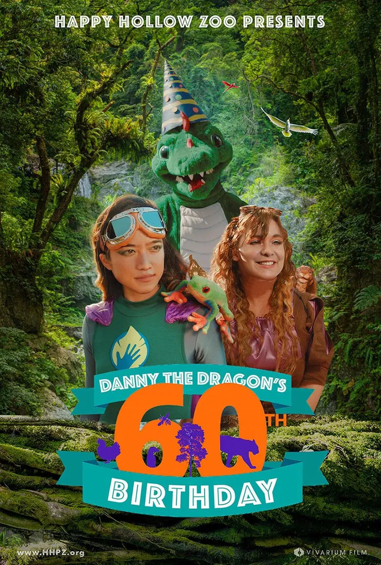 Danny the Dragon's 60th Birthday poster background