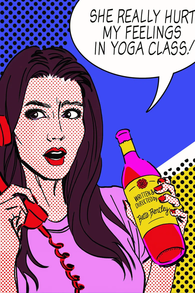 She Really Hurt My Feelings in Yoga Class poster background