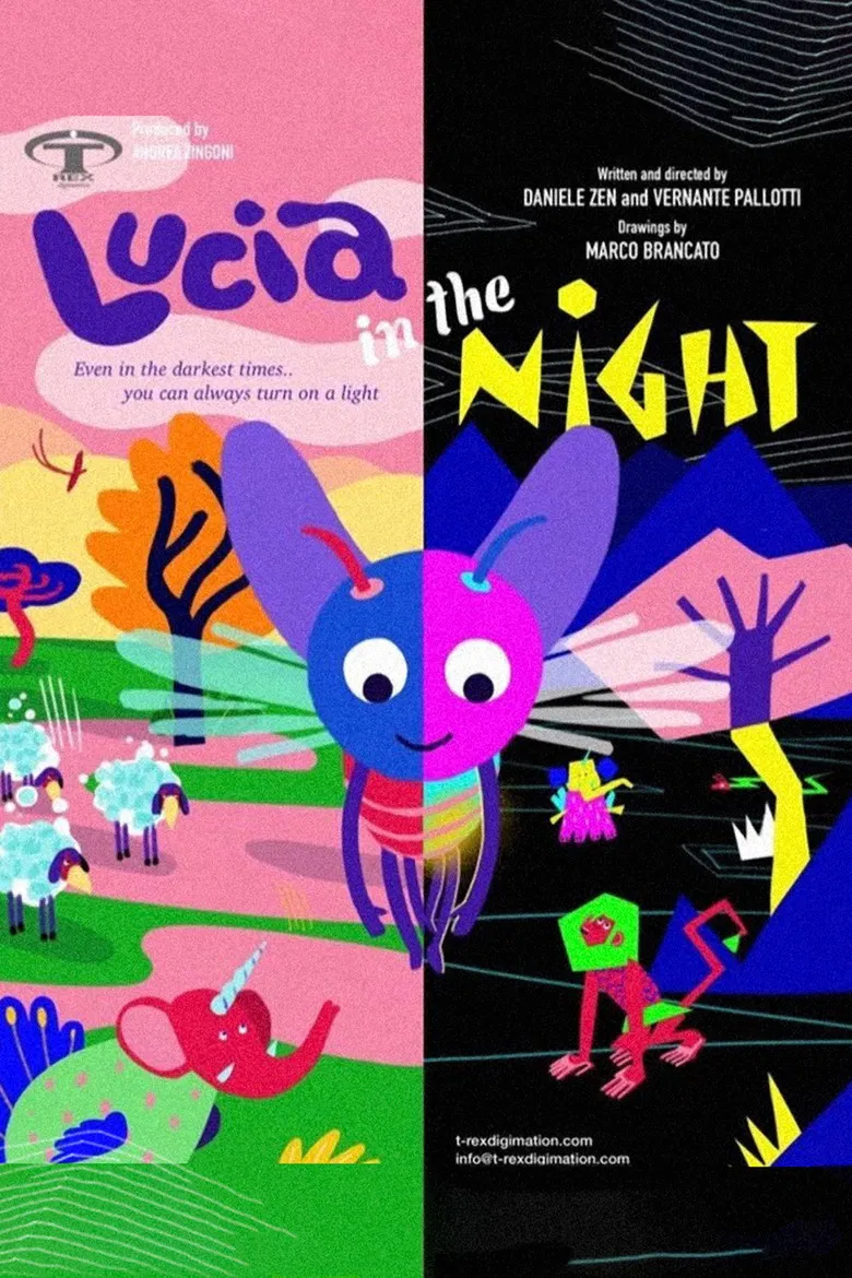 Lucia nella notte poster background