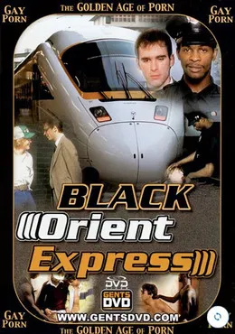 Black Orient Express poster background