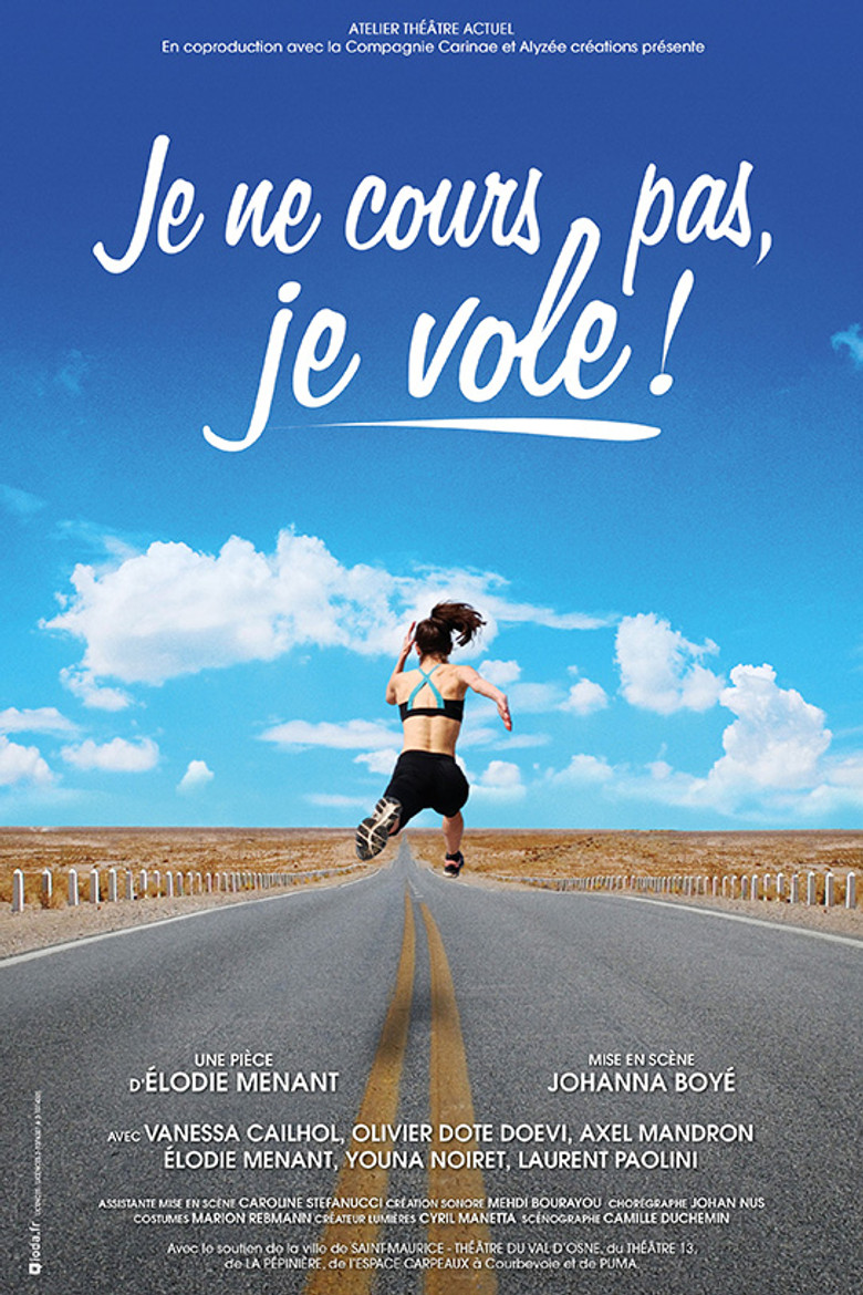 Je ne cours pas, je vole ! poster background