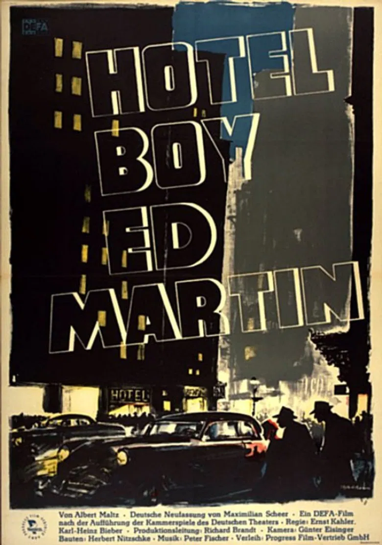 Hotelboy Ed Martin poster background