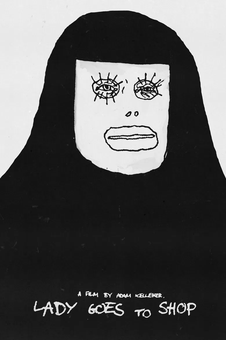 LADY GOES TO SHOP poster background