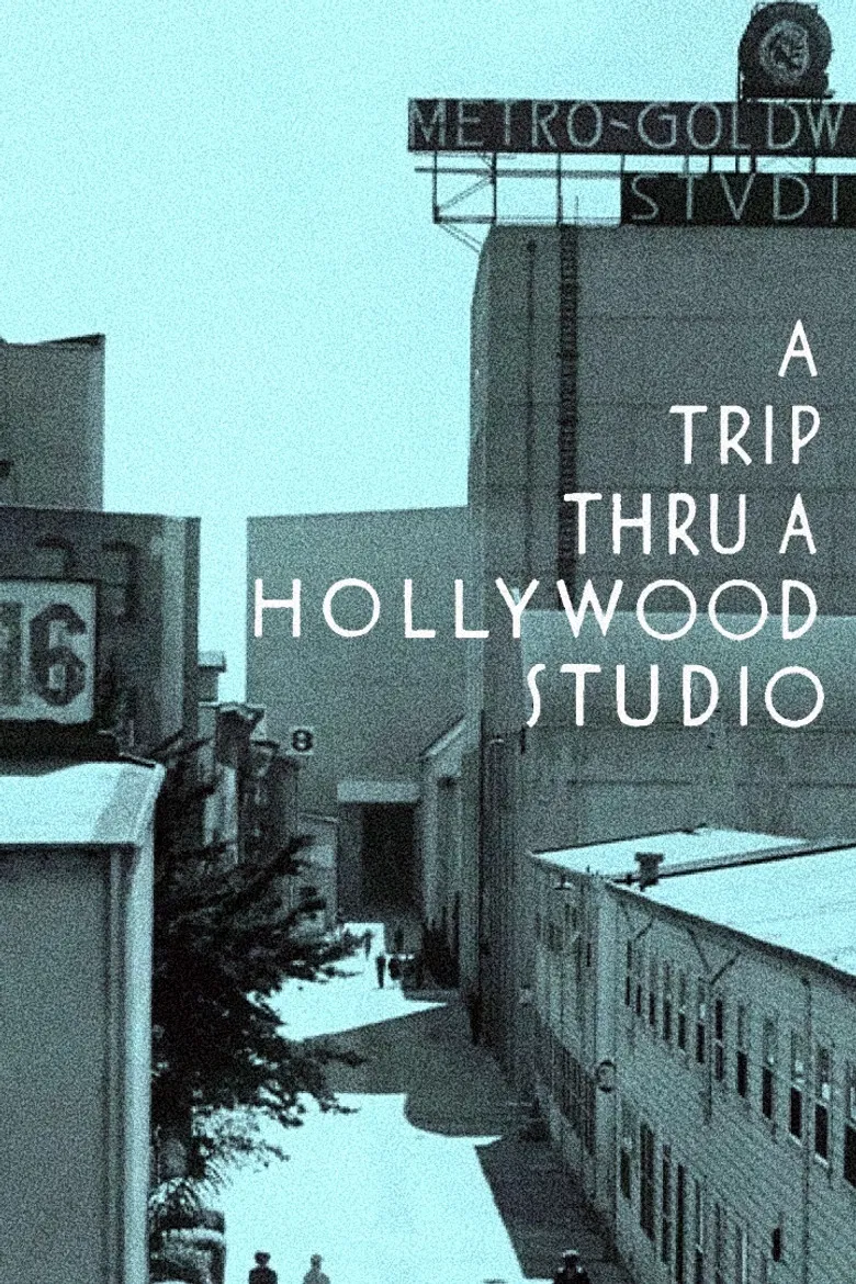 A Trip Thru a Hollywood Studio poster background