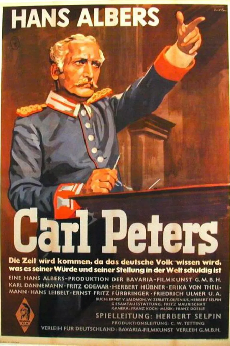 Carl Peters poster background