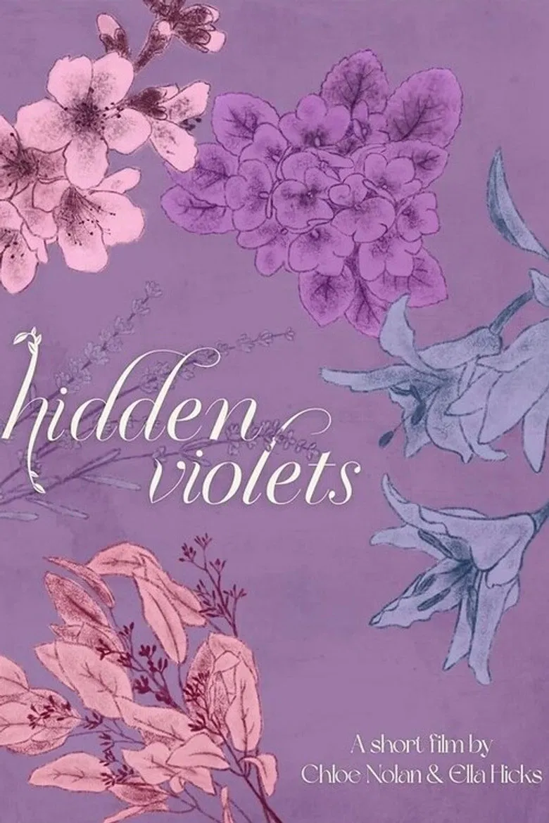 Hidden Violets poster background