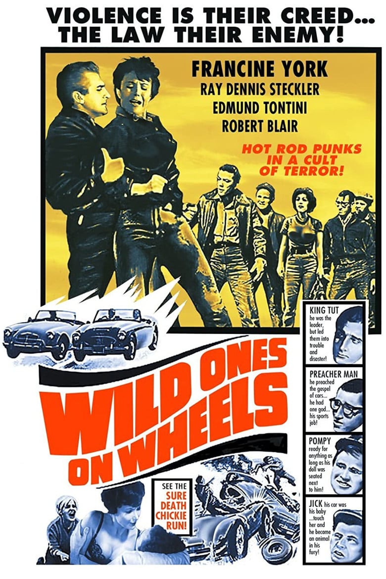 Wild Ones on Wheels poster background