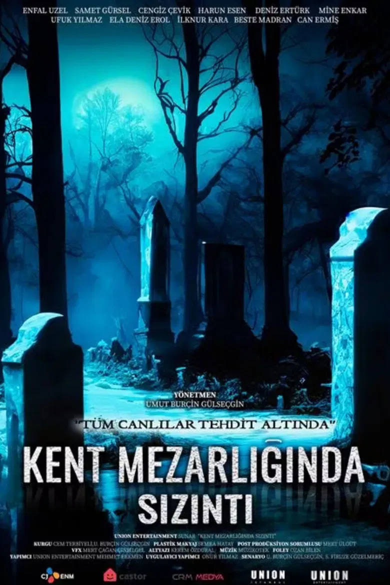 Kent Mezarlığında Sızıntı poster background