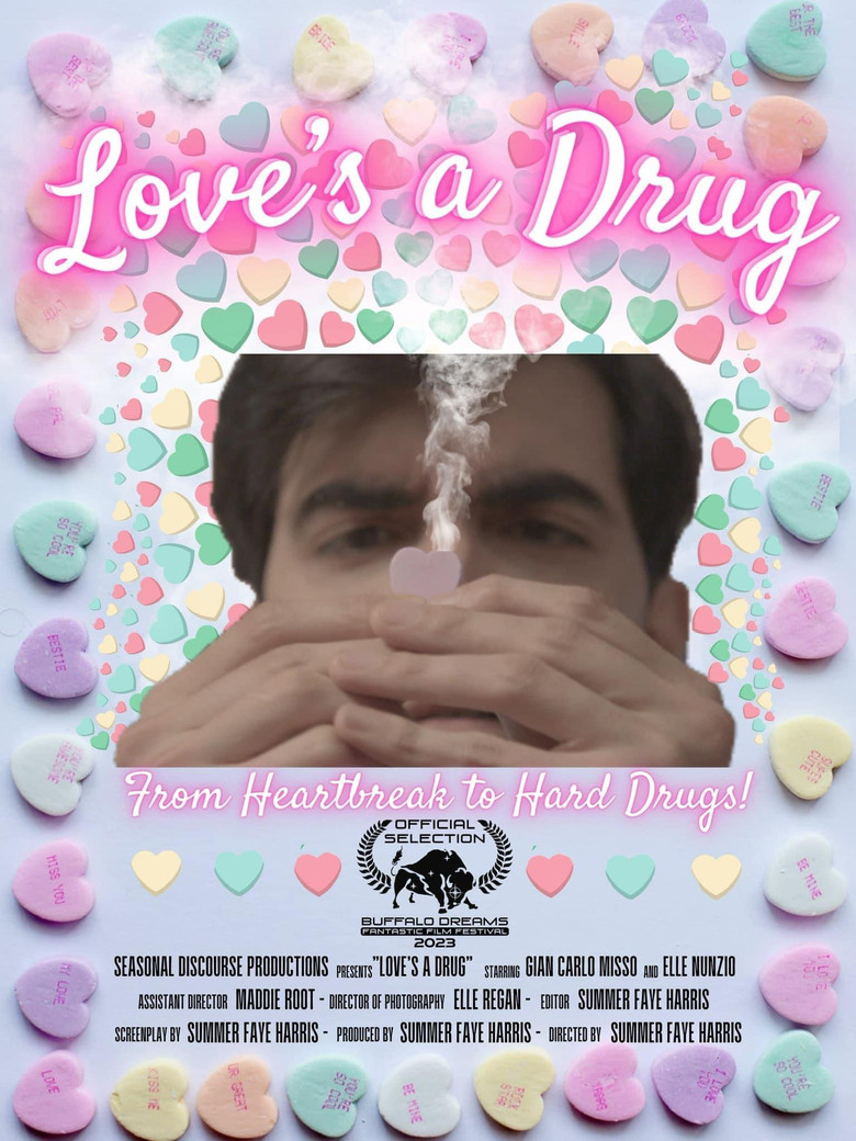 Love's a Drug poster background