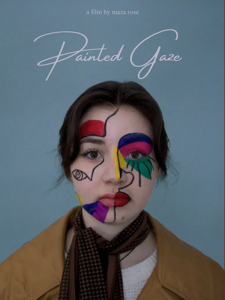 Painted Gaze poster background