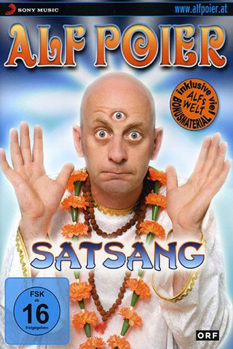 Alf Poier - Satsang poster background