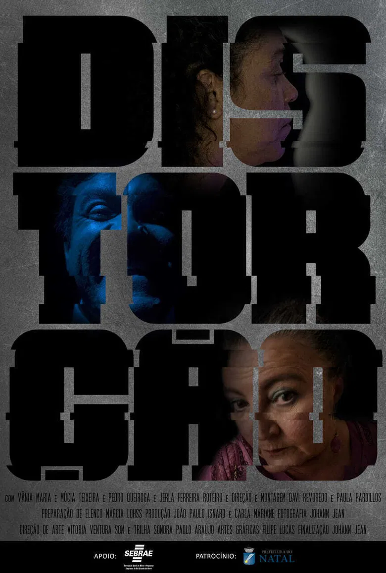 Distorção poster background