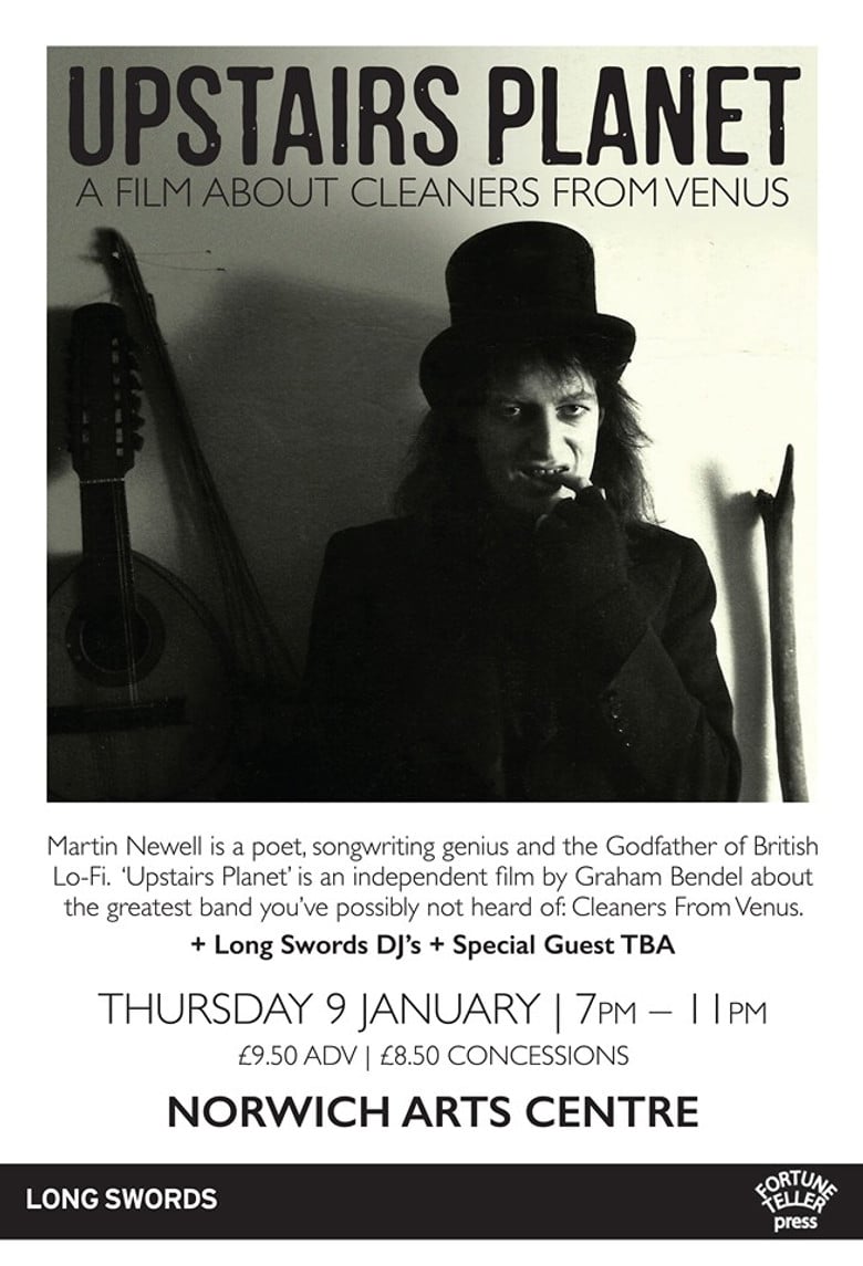 Upstairs Planet: a film about Cleaners from Venus poster background