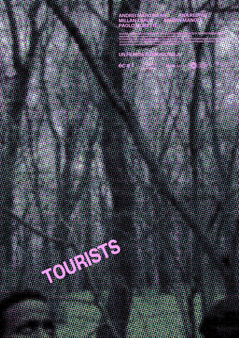 Tourists poster background